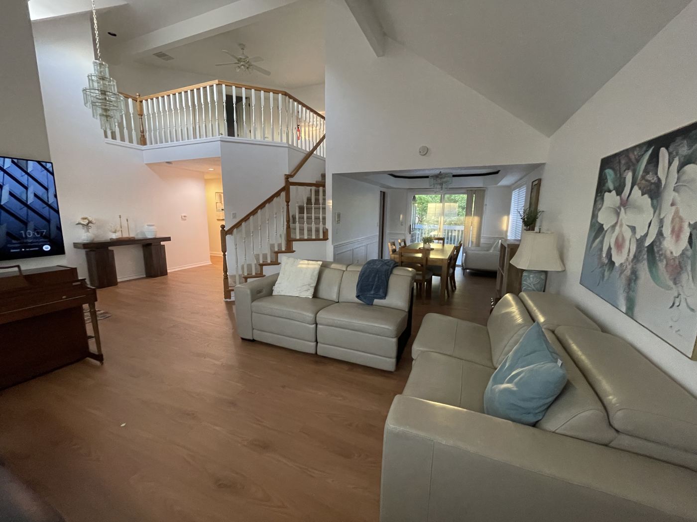 The shared living room